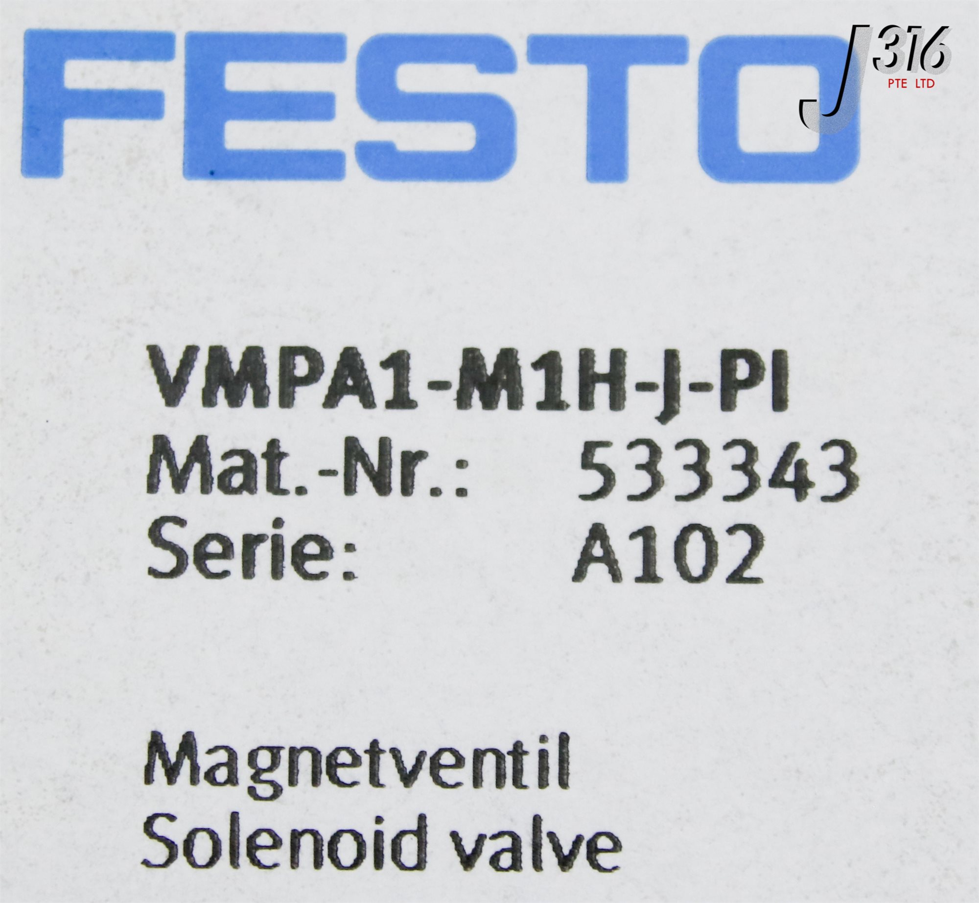 1 PCS NEW IN BOX FESTO solenoid valve 533347 VMPA1 M1H K PI